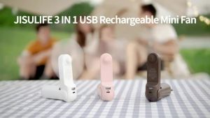 Rechargeable Mini Fan  Powerbank Hand USB Cooling Foldable Whisper Quiet Electric Summer Fan