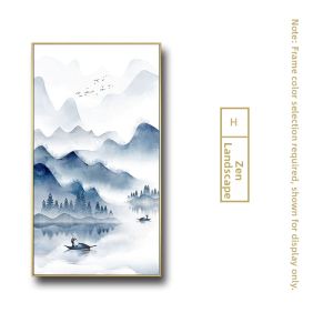 Chinese New Style Landscape Entrance Wall Art
