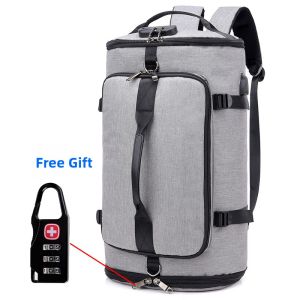 Mens Large Capacity Outdoor Travel Climbing Backpack Crossbody Fashion Student Bookbag Computer Bag Oxford Cloth Waterproof