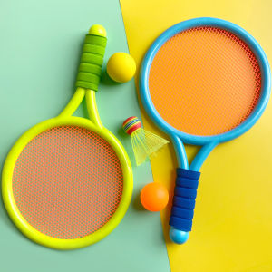 Kids Badminton Racket Kindergarten Sports Tennis Matching Interactive 2-3 Years Old 4 Baby Indoor Tennis Toy Gift