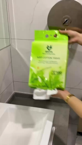Shunxing111   Soft Cotton Tissue Large Serve Pull-Down Paper 180s Thickened version (200mmx200mm)