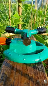 360 Degree Automatic Rotating Garden Lawn Sprinkler Yard Garden Large Area Coverage Water Sprinkler Irrigation Water Sprayer