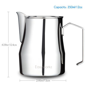 Easyworkz Espresso Steaming Pitcher Stainless Steel Coffee Frothing Picther Milk Jug Cappuccino Latte Art Cup