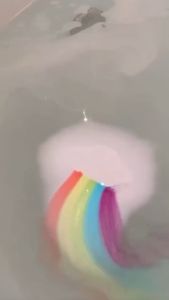 (สินค้าพร้อมส่งจากไทย) 🌈 rainbow cloud bath bomb 🌈สบู่แช่ตัว สปาแช่ตัวในอ่าง (B10)