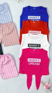 Setelan Anak Bayi MAMA DREAM Set Singlet Anak Balita 0-4 Tahun BENNA
