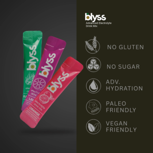 Blyss Advanced Electrolyte Drink Mix No Sugar Paleo and Keto Friendly