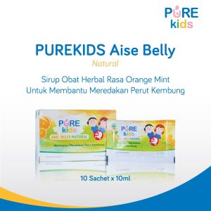 Pure kids Aise Belly Natural Obat Kembung Anak botol 60 ml dan Sachet 10 ml