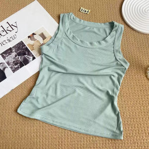 High Quality Ice Sensation Thread Ice Silk Vest Womens Slimming High Elasticity Base Layer Tank Top Inner Wear Bottom Shirt