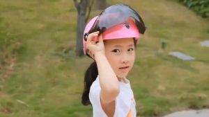 Ages 2-6 Kid Adjustable Bike Helmet  with UV Visor for  Kids Impact Absorbing Helmet with Windshield