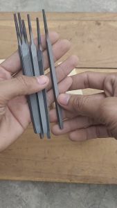 Kikir Segitiga Bison 4\" Inch Slim Taper Made From Hardened Carbonized Steel