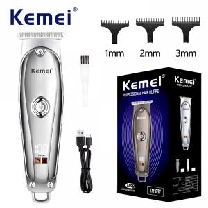 Kemei KM-637 Hair Trimmer For Men Beard Trimer Professional Hair Clipper Electr Razor Hair Cutting Machine Haircut Electr Shaver
