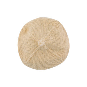 Warm Knitted Beret Hat for Girls Cute Mixed Fiber Winter Cap Stylish Versatile Childrens Hat from YOEHYAUL Casual round Top