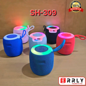 Speaker Bluetooth ERRLY SH-309 LED RGB Lighting Speakers Mini Bass Wireless SH309 TWS 2 IN 1