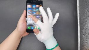 HEXMA *กดมือถือได้* ถุงมือมอเตอร์ไซค์ ถุงมือขี่มอเตอร์ไซค์ ถุงมือขับมอเตอร์ไซค์ ถุงมือครึ่งนิ้ว ถุงมือขับรถมอเตอร์ไซค์ ถุงมือ glove grab