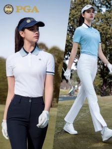 PGA | Breathable Quick-Dry Stretchy Golf Set T-Shirt Pants