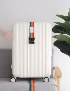 Luggage Buckle Strap Password Lock Adjustable Baggage Belts Safety Travel Suitcase Carry On Straps Travel Accessories