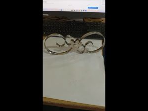 Bunga S Perak 25cm aksesories stainless steel tangga