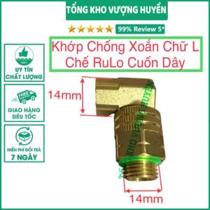 Khớp Chống Xoắn Dây Chữ L Dùng Cho Máy Phun Thuốc Áp Lực Dùng Cho Máy Rửa Xe Chế Rulo Quấn Dây