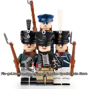 Napoleonic Wars Prussian Guard Soldier Figure Construction Toy