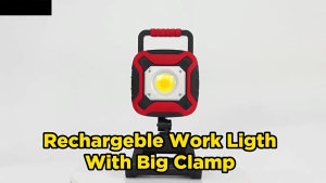 High-brightness LED rechargeable work light with a magnetic base foldable car repair light for outdoor lighting