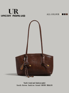 UR Retro Underarm Bag Womens Summer New High Quality Tote Bag Versatile Commuting Handbag Single Shoulder Bag PU Leather