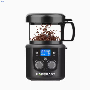 Coffee Bean Roaster Small Household Automatic Timing Temperature Regulation Hot Air Roaster For Separating Bean Coat Household