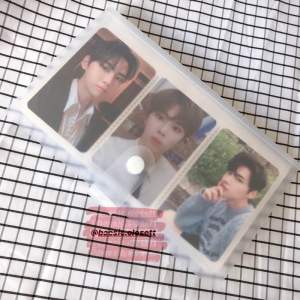 transparent pvc album tempat photocard polaroid photo lomo organizer kpop