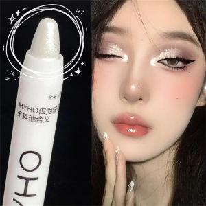 【Perfect Sunfeel】Pearlescent Lying Silkworm Pencil Glitter Highlighter Pen Brightening Eyes Stick White Silver Eye Makeup Waterproof Long-lasting