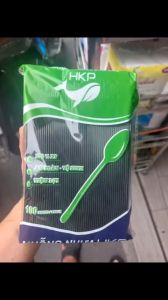 Set 100-500 cái Muỗng nhựa cao cấp dài 20cm dùng cho trà sữa sinh tố coffee