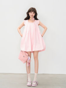 KEIKO | Cute and Cool Style Ruffled Puff Sleeve Dress