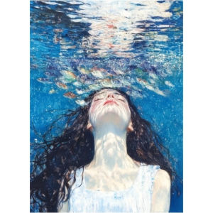 500/1000/1200/2000PCS Jigsaw Puzzle Beautiful Girl In Water Reflection For Adults Perfect For Quiet Evening Activity