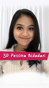 Bulu Mata Elise - 3D Pesona Bidadari - Bold Look/Cocok untuk Riasan Pesta/Pengantin/Favorit MUA