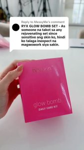 RyxSkin Sincerity Glow Bomb Daily Care Kit Pampaputi Whitening Exfoliating Hydrating Moisturizing Beauty Skin Care Kojic Soap Face Toner Sun Protect Sunblock Sunscreen Night Cream Acne Pimples Pore Scar Blemishes Pekas Melasma Moisturizer For Men & Women