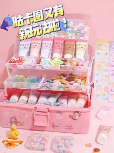 Guka Set 303 PCS for Kids Cream Gel DIY Set Handmade Sticker Gift Box Girls Toys