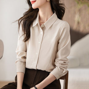 New Spring Fashion French Elegant Chic Long Sleeve Shirt