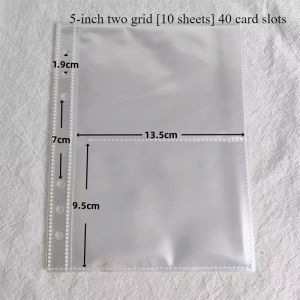 10/20 Sheets High Clear 6 Hole A4 A5 Double Sided Pocket Refill Pages Fit 3 5 7 Inch Polaroid Kpop Photocard Binder Album Sleeve