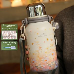 Insulated Tea Infuser Mug Stainless Steel Premium