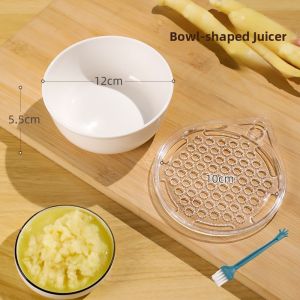 Manual Small Ginger Juicer Home Use Kitchen Tool for Grinding Ginger Paste And Extracting Ginger Juice Special for Milk Collision