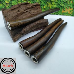 Padutan Once pipa kayu kelor Jawa model S 12cm C224