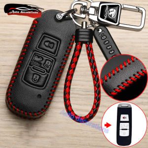 proton car key case Proton Saga 2023 Iriz 2022 Persona 2022 car key covers 4buttons cowhide keychain