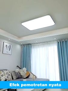 Lampu Plafon LED 48W Hemat Energi Untuk Kamar Ultra-tipis LED Ruang Rumah Tangga Lampu Besar