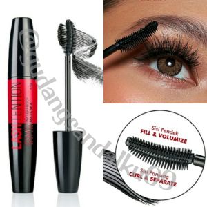 OMG OH MY GLAM LASHTENTION Waterproof Mascara 6.5 g - Maskara Eye Makeup Waterproof 4X Lebih Tebal | BPOM