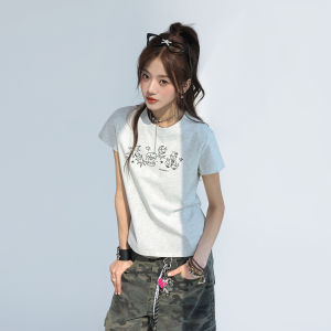 CHANT2nd | Apple Bear Print Short Sleeve T-shirt