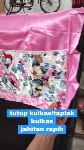 SARUNG TAPLAK ATAS KULKAS COVER KULKAS TERMURAH BAHAN SATIN MOTIF KARAKTER DAN BUNGAH SARUNG TAPLAK KULKAS TUTUP KULKAS