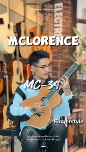 กีต้าร์โปร่ง/โปร่งไฟฟ้า Takla รุ่น M-100 ไม้มะฮอกกานี / Mclorence 34 Mini ขนาด 34 นิ้ว ภาคไฟฟ้า G-tone ขนาดเล็กพกพาง่าย น้ำหนักเบา ทนทาน