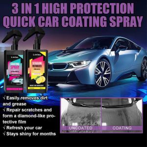 Car coating spray car care kit⚡ Waterless car wash⚡ Dust and dirt prevention Enhance paint brightness Quick cleaning Environmental protection and water saving Gloss protection Easy to operate Portable design Applicable to various surfaces Long-term