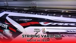 Stiker Striping Vario 160 New 2022 Variasi Hitech