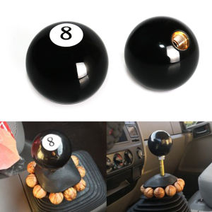 Black 8 Ball Gear Knob For Universal Car Short Shifter Knob BLACK 8 Ball FOR MOST HONDA FOR MOST TOYOTA