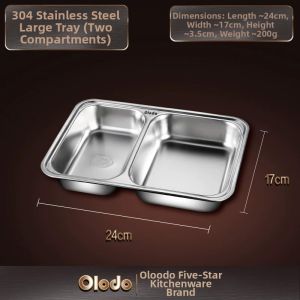 Olodo | Stainless Steel Partitioned Tray