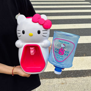 Portable Mini Hellokitty Childrens Water Dispenser Office Desktop Tabletop Design Home Use Student Dormitory Water Machine